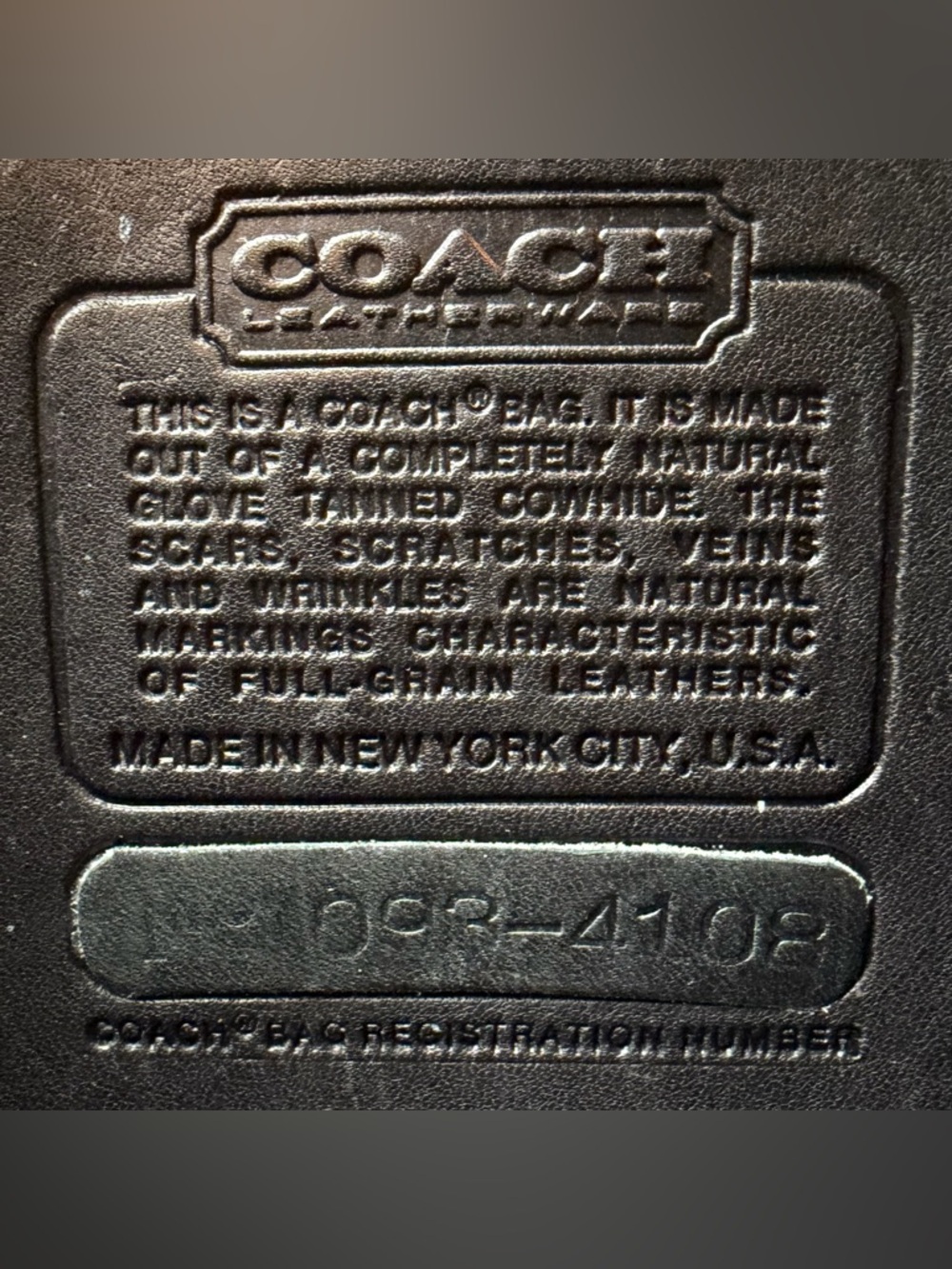 RARE Coach Slim Satchel #9430 Black Leather NYC Glue-In VTG 70s Briefcase Bag - Picture 4 of 11